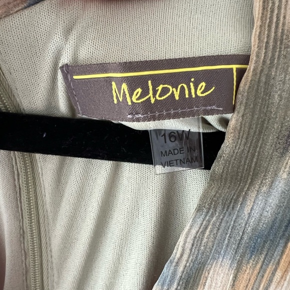 16W Melonie T Floral Multicolor Maxi Dress - Picture 4 of 8